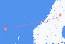 Flights from Vilhelmina to Sørvágur
