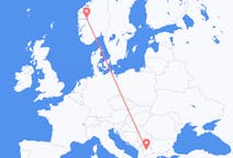 Flyreiser fra Sogndal, til Skopje