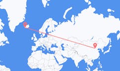 중국 다퉁발 아이슬란드 레이캬비크행 항공편