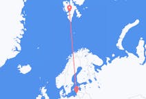 Flüge von Palanga, nach Spitzbergen