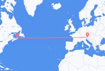 Flüge von Sydney, Kanada nach Klagenfurt am Wörthersee, Österreich