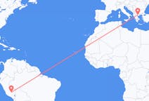 Flyreiser fra Cusco, til Thessaloniki