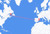 Flyreiser fra Les Îles-de-la-Madeleine, Quebec, Canada til Ibiza, Spania