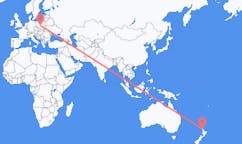 出发地 新西兰旺加雷目的地 波兰罗兹的航班