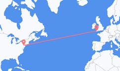 Flyrejser fra Allentown, USA til Newquay, England