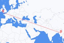 出发地 缅甸曼德勒前往英格兰的紐奎的航班