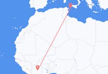 Vluchten van Bouaké, Ivoorkust naar Pantelleria, Italië