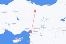 出发地 土耳其錫瓦斯目的地 土耳其哈塔伊省的航班
