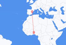 Flyreiser fra Cotonou, til Alicante