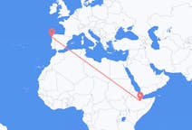 Loty z Dżidżiga, Etiopia do Vigo, Hiszpania