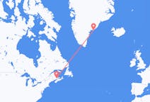 Flyreiser fra Moncton, til Kulusuk