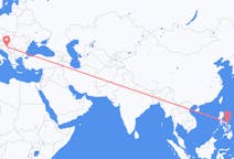 出发地 菲律宾卡坦端内斯·维拉克飞往波斯尼亚和黑塞哥维那图兹拉的航班