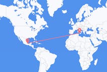 メキシコのベラクルスから、イタリアのトラーパニまでのフライト