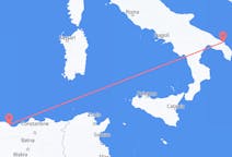 Flyreiser fra Béjaïa, til Brindisi