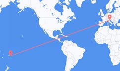 Flyreiser fra Lakeba, Fiji til Venezia, Italia