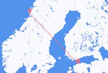 Lennot Brønnøysundista Tallinnaan