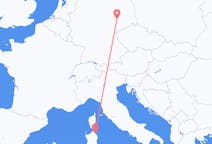 Voos de Ólbia, Itália para Lípsia, Alemanha