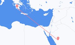 Lennot Al-`Ulasta, Saudi-Arabia Kalamataan, Kreikka
