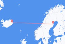 Voos de Egilsstaðir, Islândia para Skellefteå, Suécia