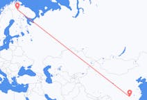 Flights from Changsha to Ivalo