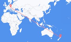 Flyreiser fra Napier, New Zealand til Linz, Østerrike
