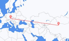 Lennot Dunhuangista, Kiina Linziin, Itävalta