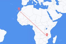 Flyreiser fra Lilongwe, til Lanzarote