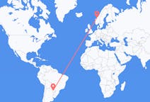 Flyreiser fra Asunción, til Kristiansund