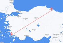 Vuelos de Samsun, Turquía a Bodrum, Turquía