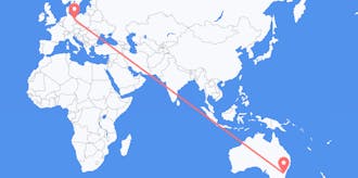 Lennot Australiasta Saksaan