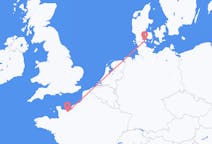 Loty z Caen, Francja do Sønderborga, Dania