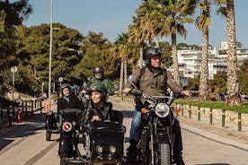 Excursão privada de sidecar de meio dia ao templo de Poseidon e à Riviera de Atenas