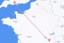 Flyreiser fra Grenoble, Frankrike til Bournemouth, England