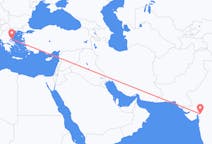 Flyreiser fra Vadodara, India til Skiathos, Hellas