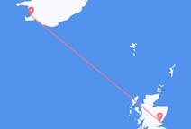 Flyreiser fra Dundee, til Reykjavík