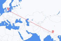 Flyrejser fra Myitkyina, Myanmar (Burma) til Karlskrona, Sverige