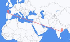 Рейсы из Вишакхапатнама, Индия в Сантьяго-дель-Монте, Испания