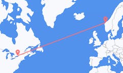 Flyrejser fra Kingston, Canada til Ålesund, Norge