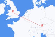 Flyreiser fra Birmingham, til Salzburg