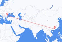 Flyreiser fra Guangzhou, til Varna