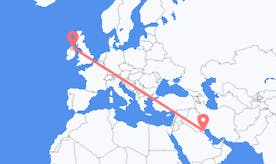 Flyrejser fra Kuwait til Nordirland