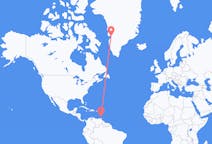 Flyg från St George's till Ilulissat
