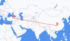 Lennot Zhangjiajielta, Kiina Sivasille, Turkki