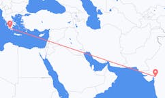 Flyreiser fra Vadodara, India til Kalamata, Hellas