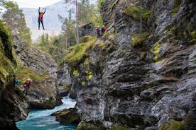 Canyoning in Valldal an Action Trough The Canyon