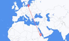 出发地 埃塞俄比亚希雷目的地 波兰比得哥什的航班