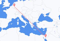 Flyrejser fra Akaba, Jordan til Maastricht, Holland