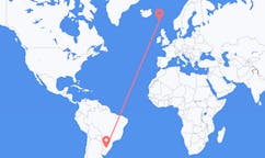 Flyg från Santa Maria, Kap Verde, Brasilien till Sørvágur, Färöarna