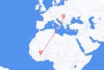 Flyreiser fra Bobo-Dioulasso, Burkina Faso til Beograd, Serbia