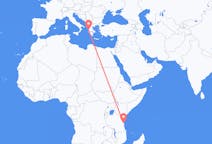 Flyreiser fra Dar-es-Salaam, til Preveza
